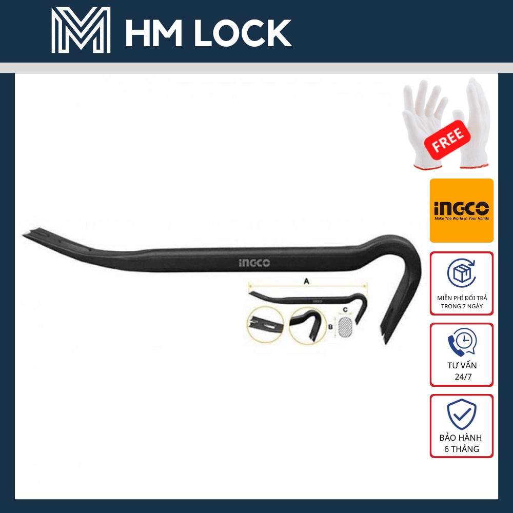 XÀ BENG SIZE 14, 24, 36, 48 INCH INGCO - HÀNG CHÍNH HÃNG - HWBA01142