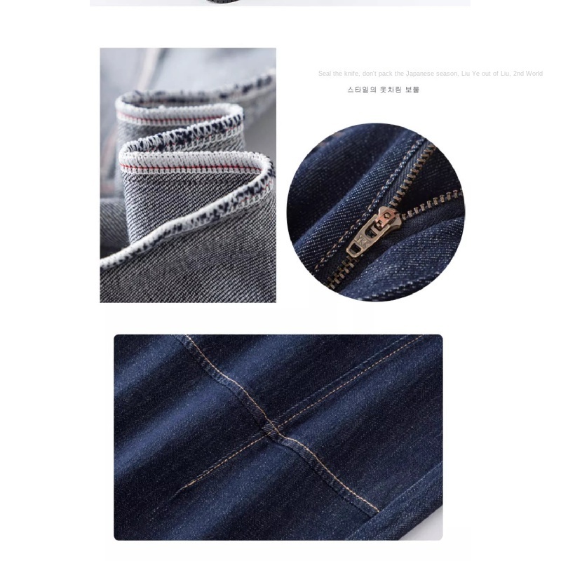 Quần Jean Dài Lưng Cao Thời Trang Cá Tính Cho Nữ