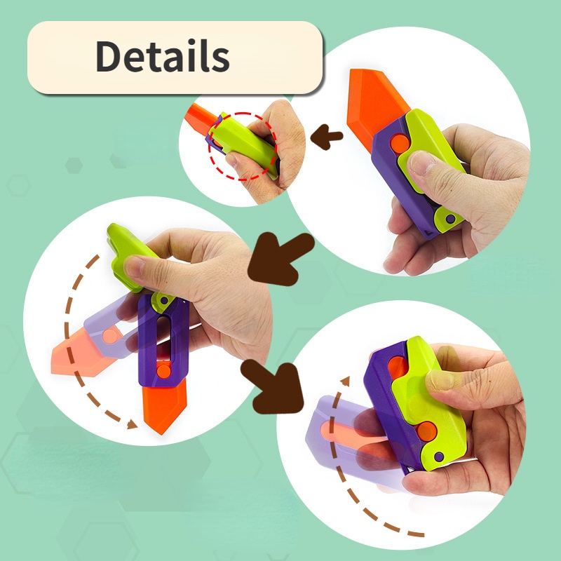 ❤Tiktok hot tiktok ❤Đồ Chơi Con Dao In 3d Giúp Giảm Căng Thẳng