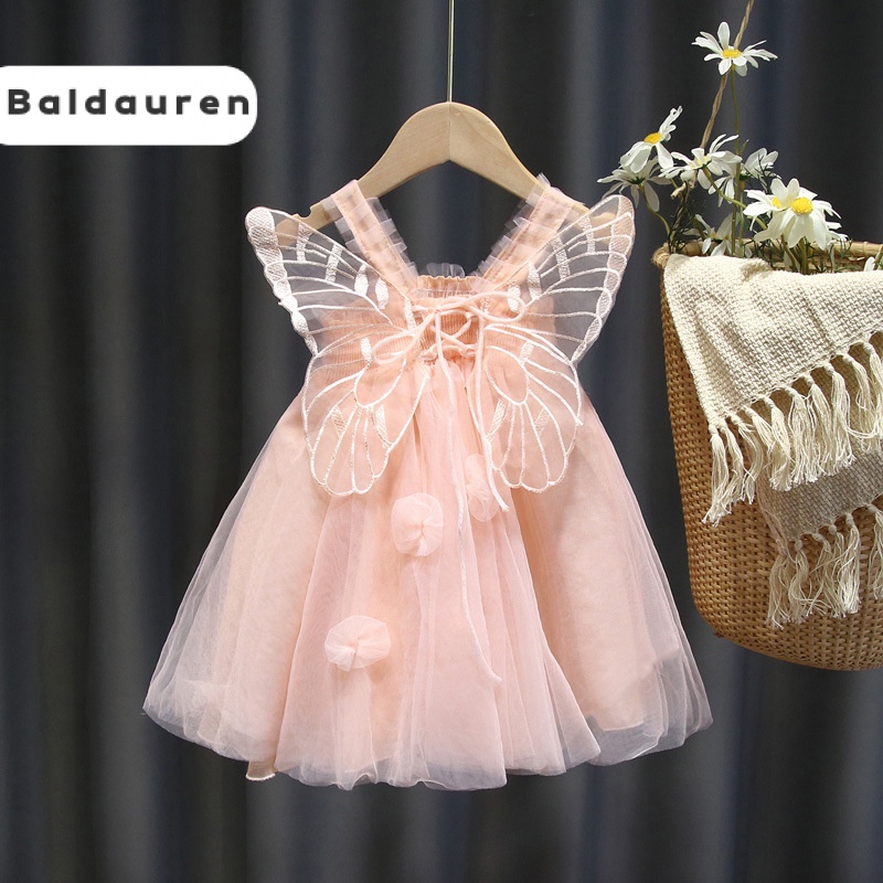 ShiningTreasures Váy Bé Gái váy váy trẻ em công chúa bé gái thời trang dễ thương đẹp 2023 NEW KLQ230001C 40Z231007