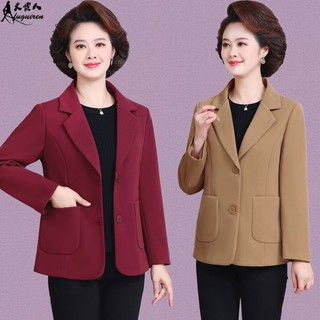  Áo Khoác Vest Thời Trang Mùa Thu Cho Phụ Nữ Trung Niên 50 60 Tuổi 