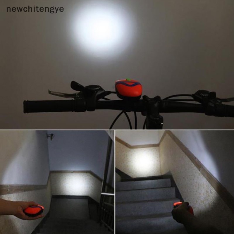 Nyy Bộ Đèn Pha led + Còi + Đèn Hậu Chống Nước Cho Xe Đạp