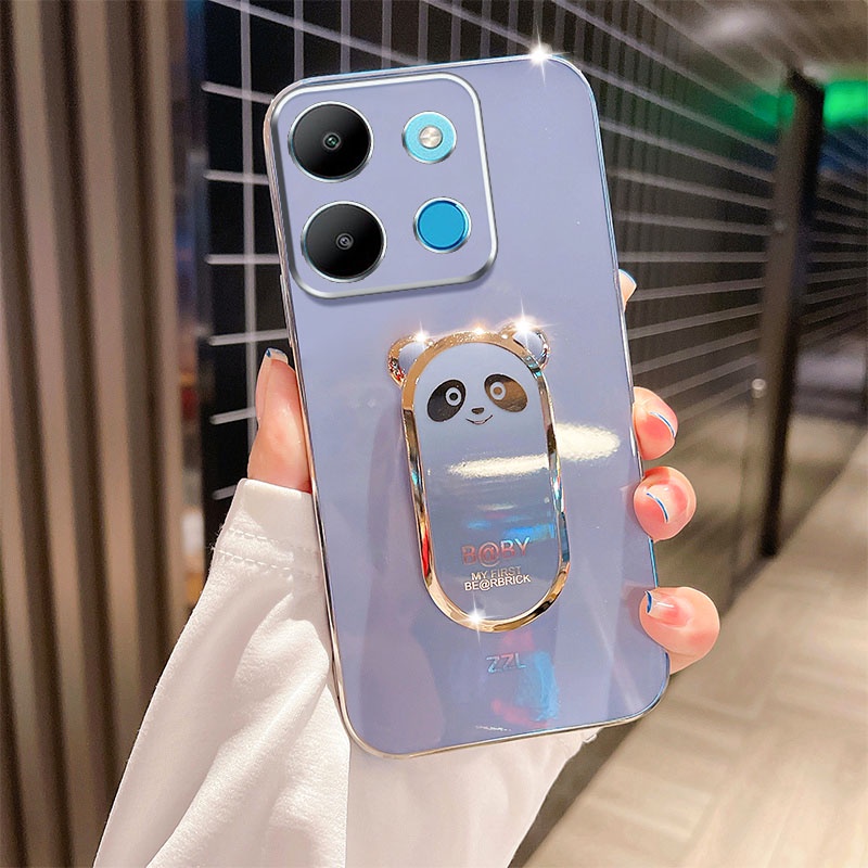 Ốp Điện Thoại Có Giá Đỡ Hình Gấu Trúc Cho xiaomi redmi note 13 pro plus note 13 pro +