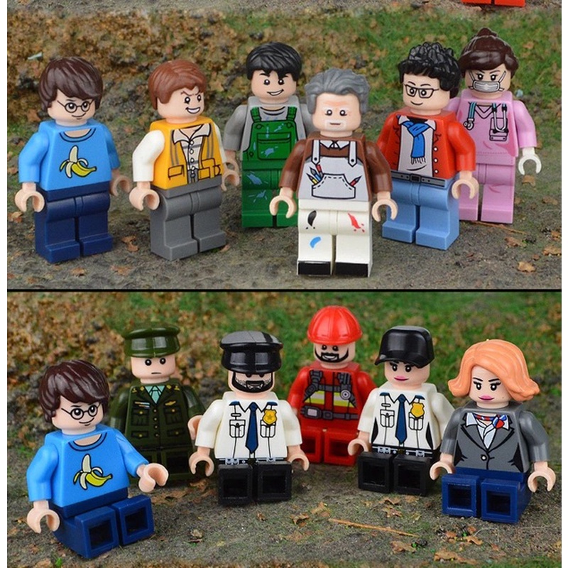 1 Mô Hình Đồ Chơi Lắp Ráp Xe Mô Tô Cảnh Sát ninja bricks ninjago