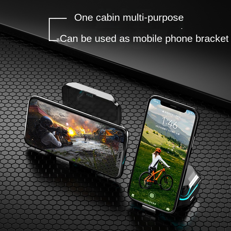 Tzuzl Mới Tai Nghe bluetooth tws Không Dây Chống Thấm Nước Âm Thanh Nổi Màn Hình led hd Chơi Game Thể Thao