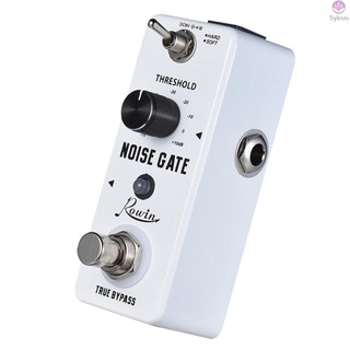 Rowin Noise Gate Guitar Effect Pedal - Aluminum Alloy Shell, True Bypass, Noise Reduction - Ideal for Electric Guitars