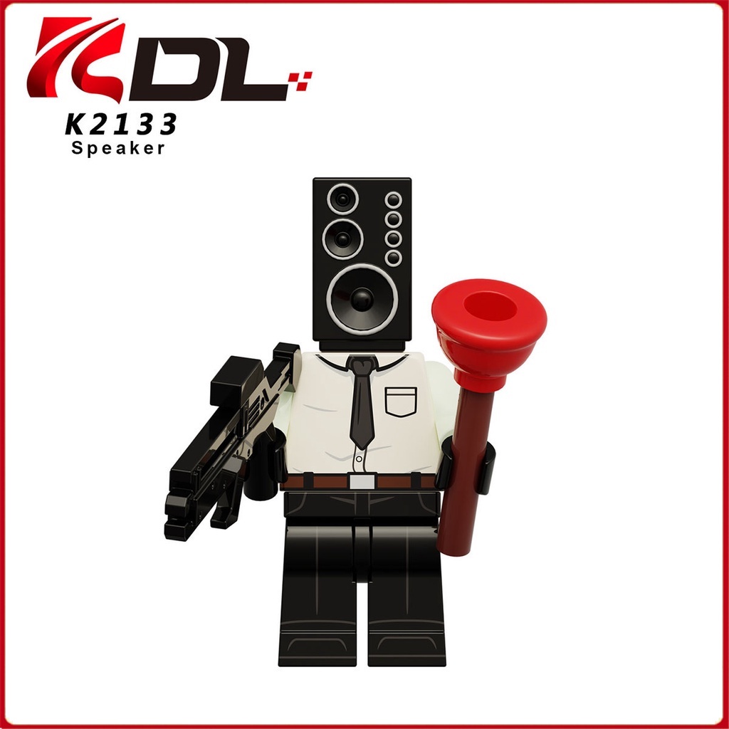 Đồ Chơi Lắp Ráp Mô Hình tv man Theo Dõi Người Đàn Ông Mini Giáo Dục Cho Bé