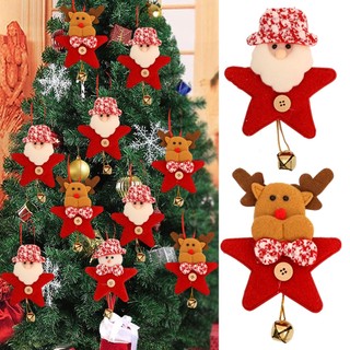 Dễ Thương Búp Bê Hình Ông Già Noel / Tuần Lộc / Người Tuyết / Búp Bê Trang Trí Cây Thông Giáng Sinh