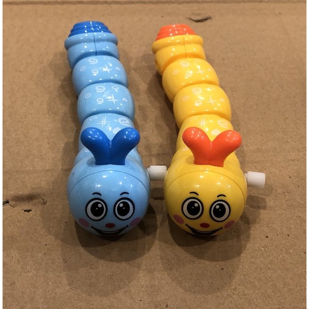 Đồ chơi con sâu vặn cót lắc đuôi bằng nhựa an toàn cho bé