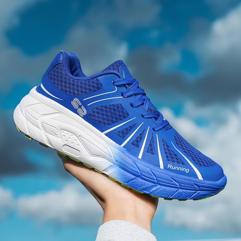 Running shoes Giày đôi Giày chạy marathon đường dài Giày thể thao giảm xóc nam và nữ Size 36-45