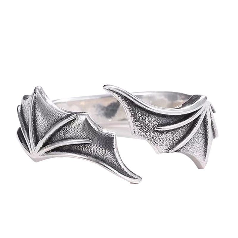 Bhy Nhẫn Hình Thiên Thần Quỷ Có Thể Điều Chỉnh Phong Cách vintage
