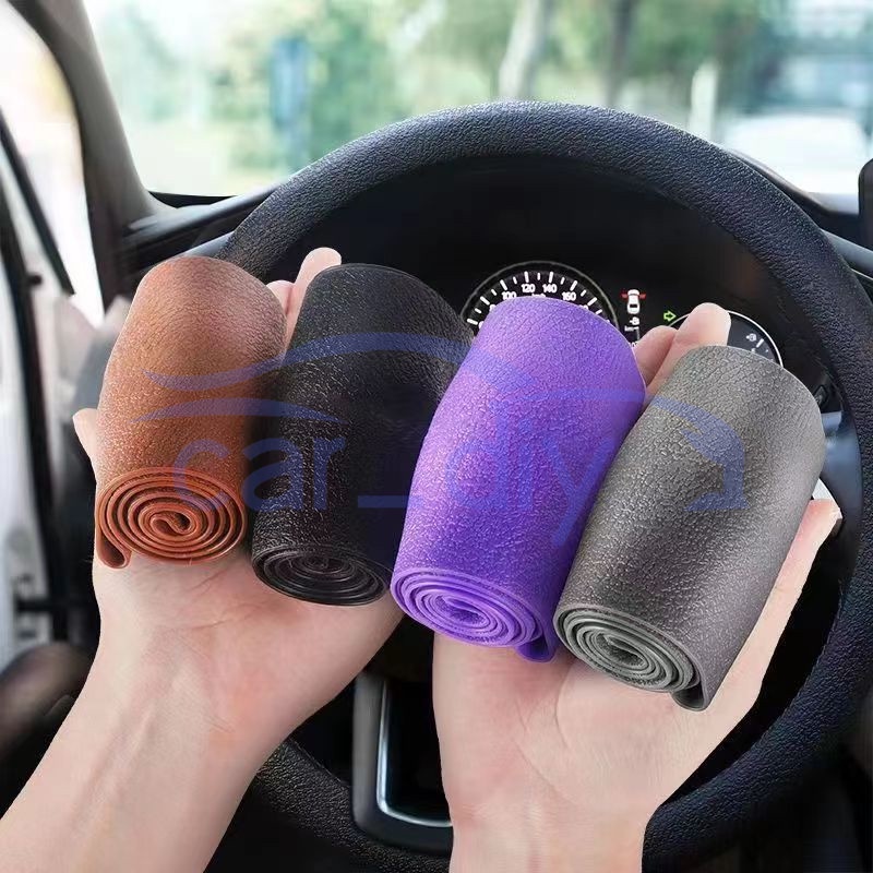 Silicone Vỏ Bọc Vô Lăng Xe Hơi Bằng Silicon Co Giãn Chống Trượt Thông Dụng Kích Thước 32-40cm / 12.6-15.7inch