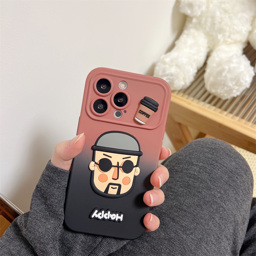 Ốp Điện Thoại Họa Tiết Cô Cậu Bé Đeo Kính Râm Cho xiaomi 13 10 10s 11 pro lite 12 12x 12s ultra redmi k30 k40 k50 k60