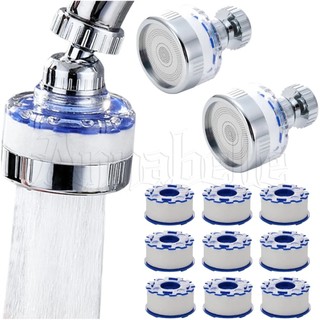 Dụng cụ lọc nước chống văng xoay 360 độ cho nhà bếp / phòng tắm°vòi lọc nước xoay được gắn vòi nước tiết kiệm