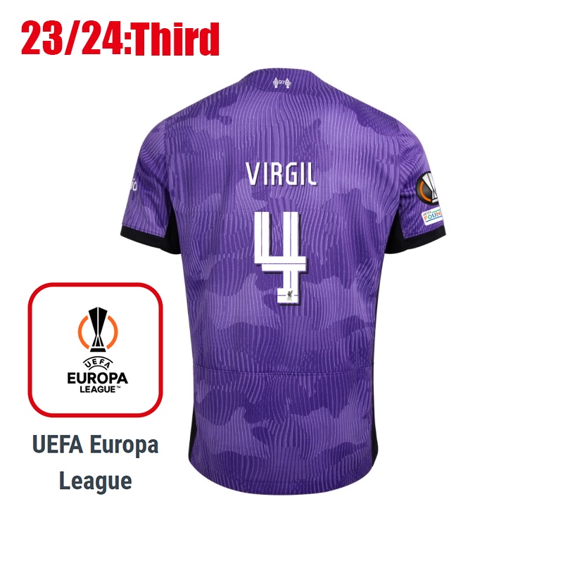 Áo Thun Bóng Đá Sân Khách liverpool 23 / 24  2023 / 2024 m.salah mac allister luis diaz Virus darwin Szoszlai