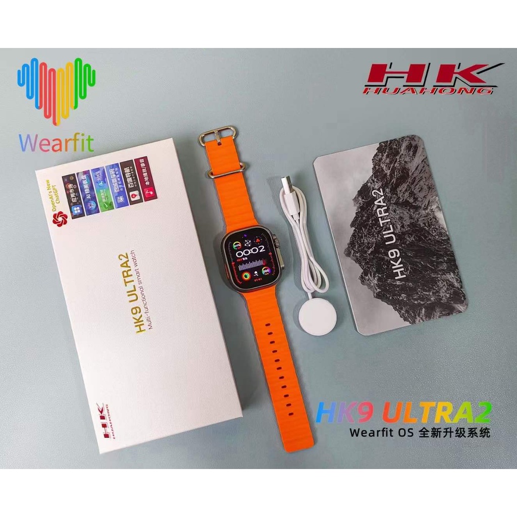 Đồng Hồ Thông Minh hk9 ultra 2 amoled hk8 Nâng Cấp nfc 2gb rom Cho android ios