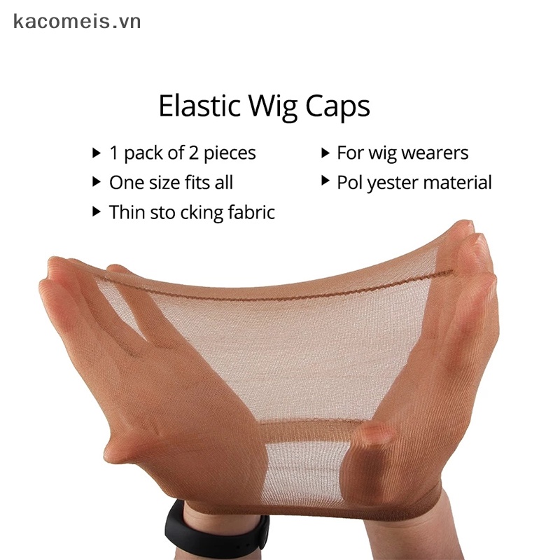 Kemeisvn Tóc Giả Màu Đen Phối Lưới Thời Trang Cho Nữ vn