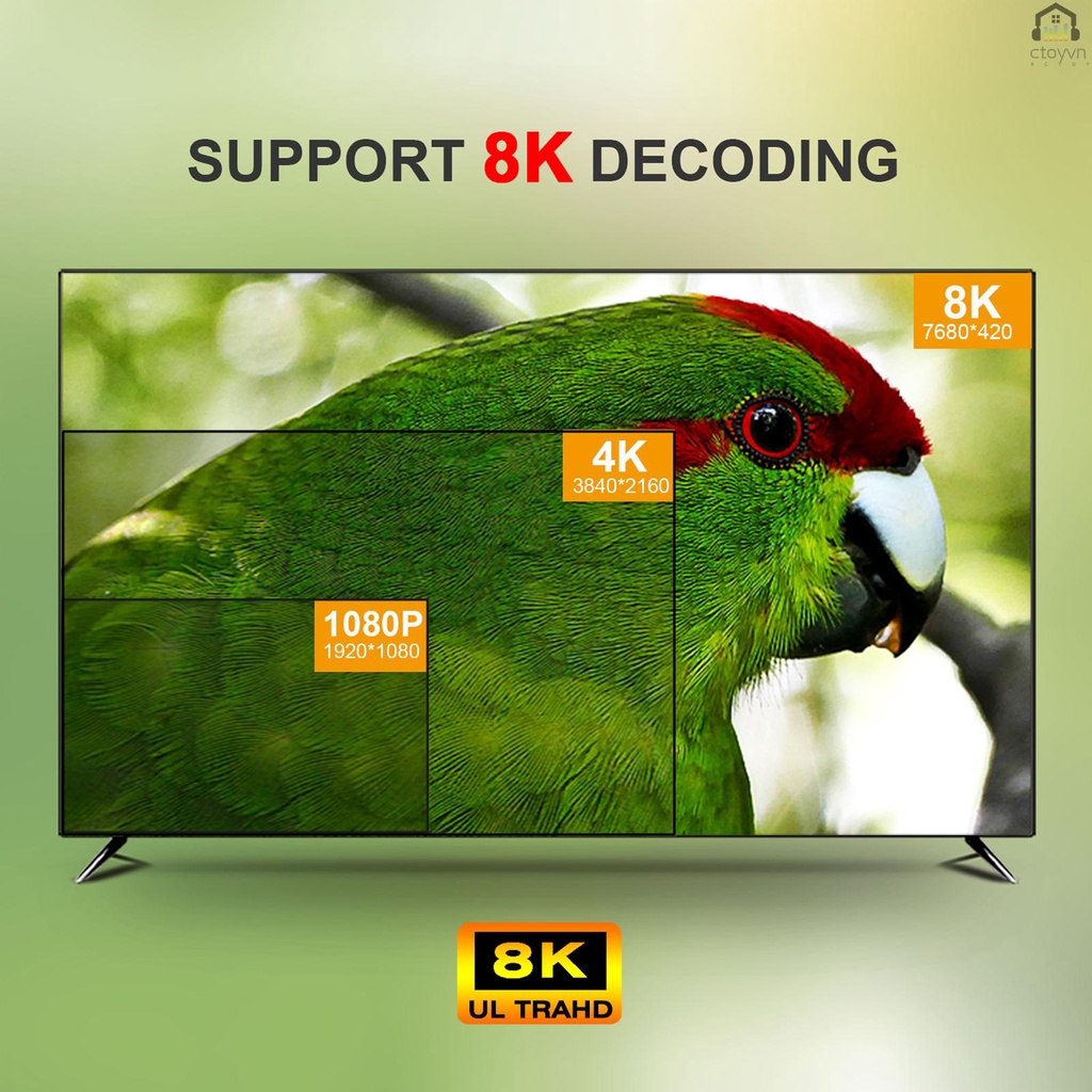 Tv box Thông Minh h96 max x4 android 11.0 uhd 4k s905x4 2.4g / 5g wifi av1 h.265 vp9 Và Phụ Kiện