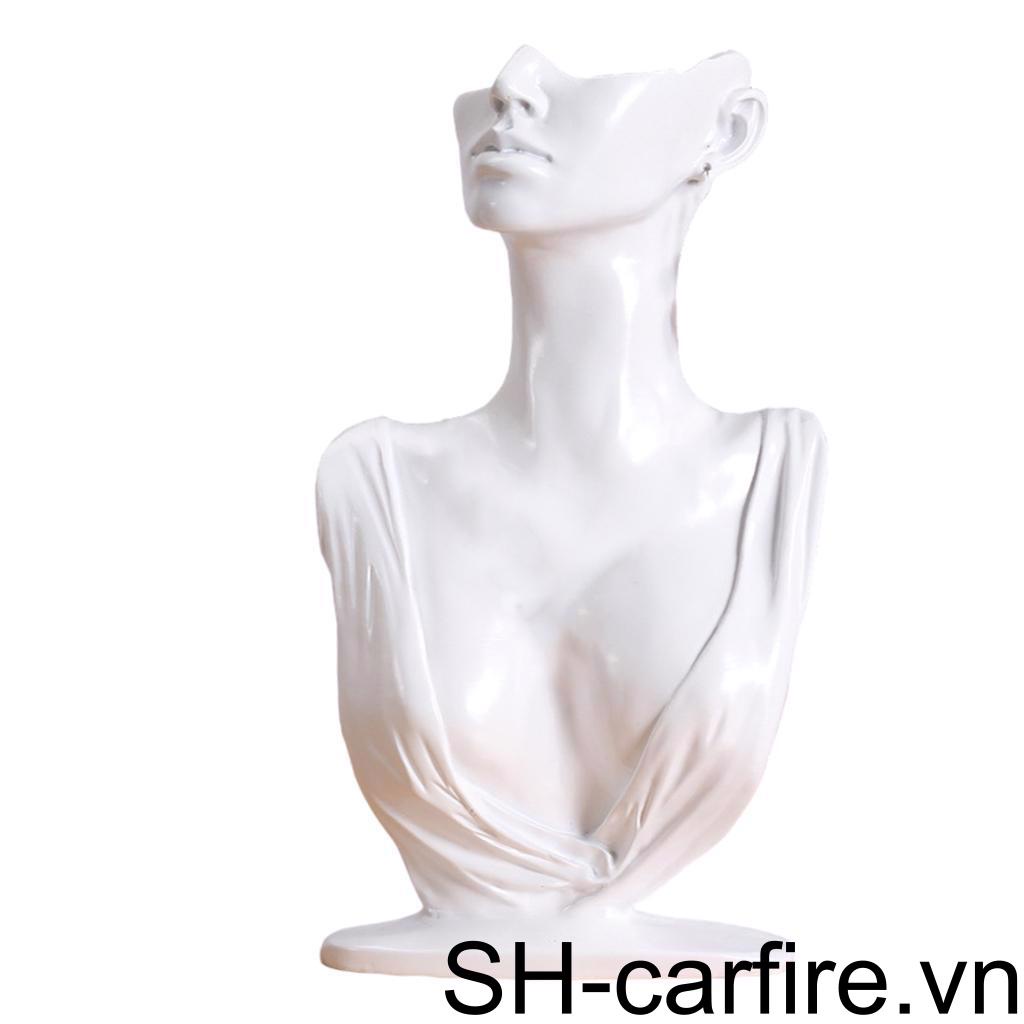 Giá Đỡ Trưng Bày Vòng cổ Thành Phần An Toàn Làm Từ Nhựa resin | Ma Nơ Canh Đứng Kết Cấu Cao Cấp
