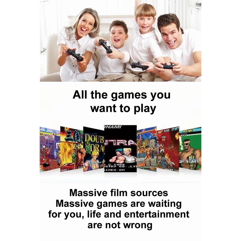 Bộ Điều Khiển Trò Chơi Điện Tử Không Dây mini m8 10000 Trò Chơi 64gb 4g wifi 4k Cho ps1 gba cp1 android tv tpzq