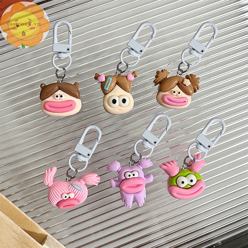 Móc Khóa Hoạt Hình Xinh Xắn Dùng Làm Túi Xách / Móc Khóa Cho Xe Hơi