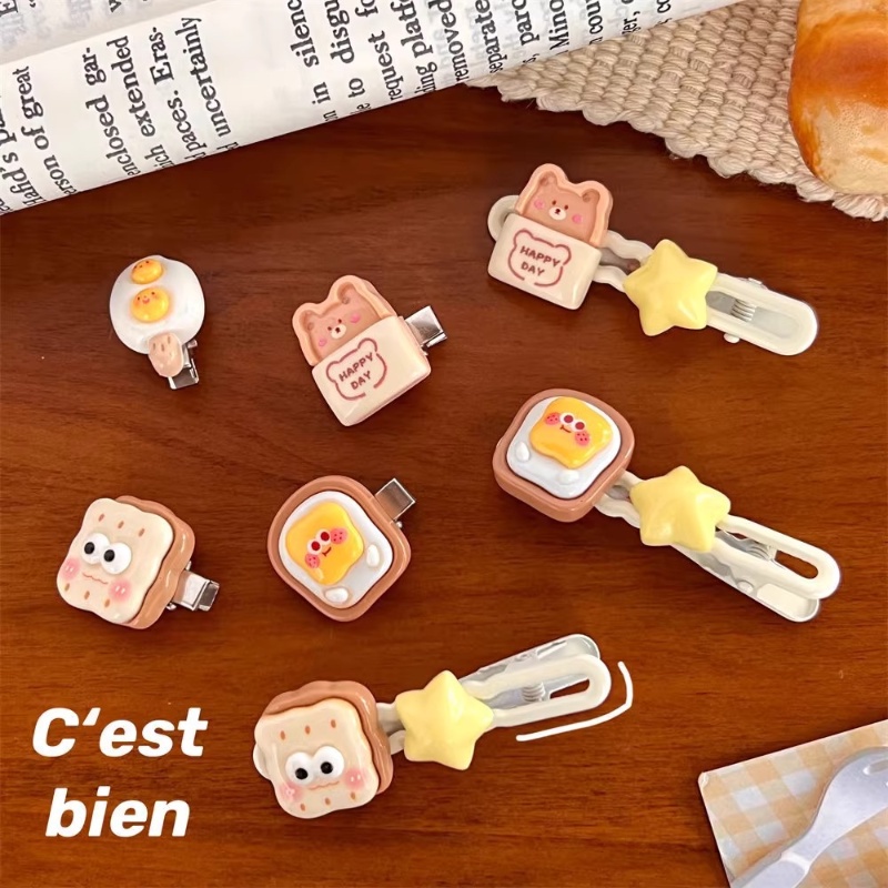 Mới Kẹp Tóc Hình Bánh Mì Ngộ Nghĩnh