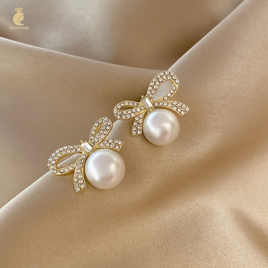 Đôi Bông Tai Ngọc Trai Sang Trọng Cho Nữ