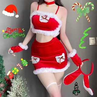 Đầm ôm hông gợi cảm thỏ giáng sinh quyến rũ kỷ niệm trực tuyến chúc mừng năm mới tiệc tùng quyến rũ