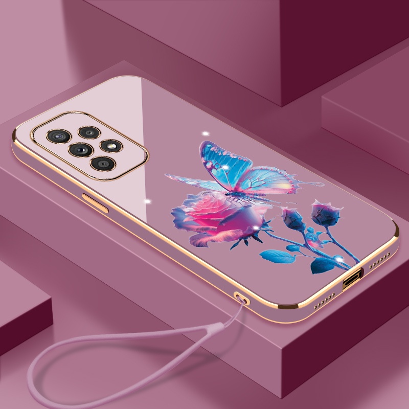 Ốp Điện Thoại Silicon Hình Hoa Hồng Samsung A13 4G Samsung A23 5G A23 4G Samsung A33 5G Samsung A53 