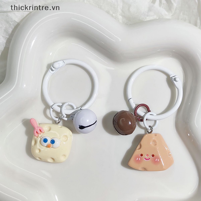 Móc Khóa Hình Phô Mai Sáng Tạo Dễ Thương