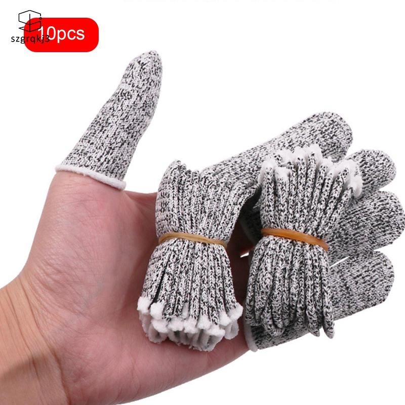 Set 10 Găng Đeo Ngón Tay Chống Trượt Bằng nylon szgrqkj3