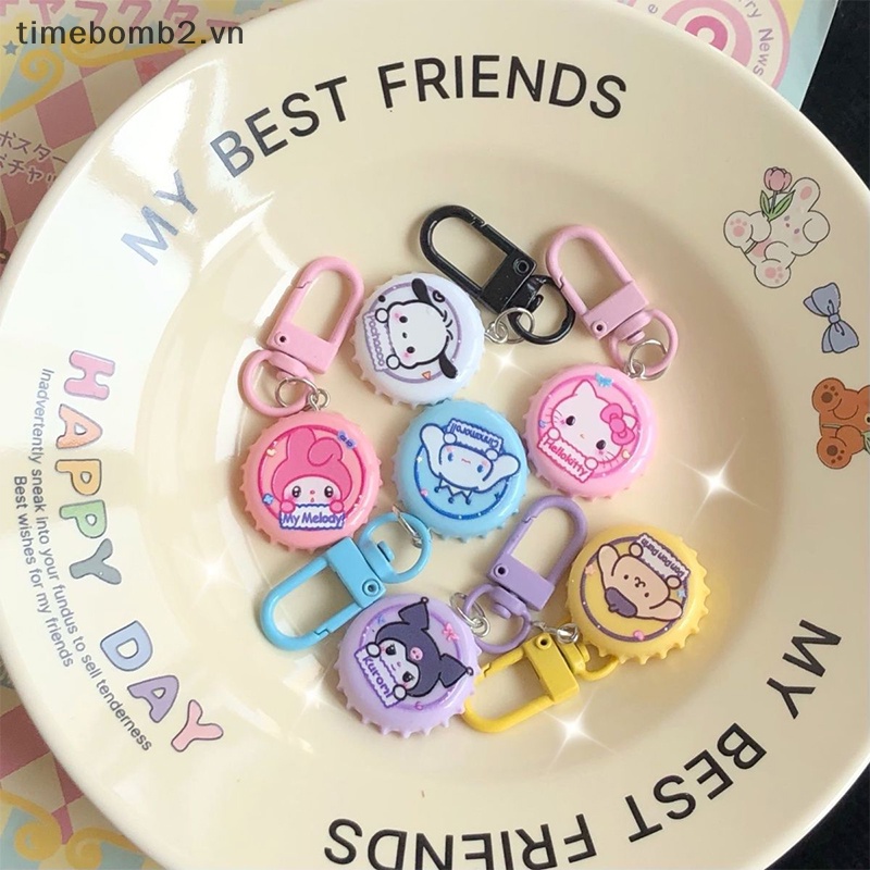 SANRIO  Móc Khóa Ba Lô / Balo / Túi Xách Hình my melody purin pocha kawaii kittty kuromi cinnamoroll my melody purin Làm Quà Tặng Sinh Nhật Cho Bé ~