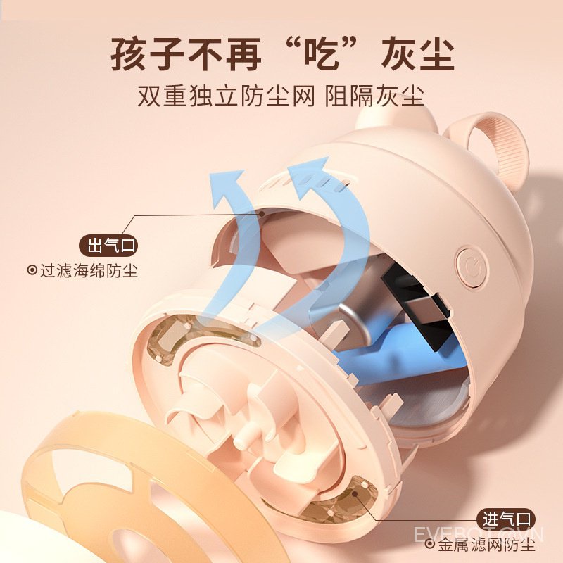 Jollybaby Máy Hút Bụi zongmao Để Bàn Có Tay Cầm Sạc usb Tiện Dụng Cho Bé