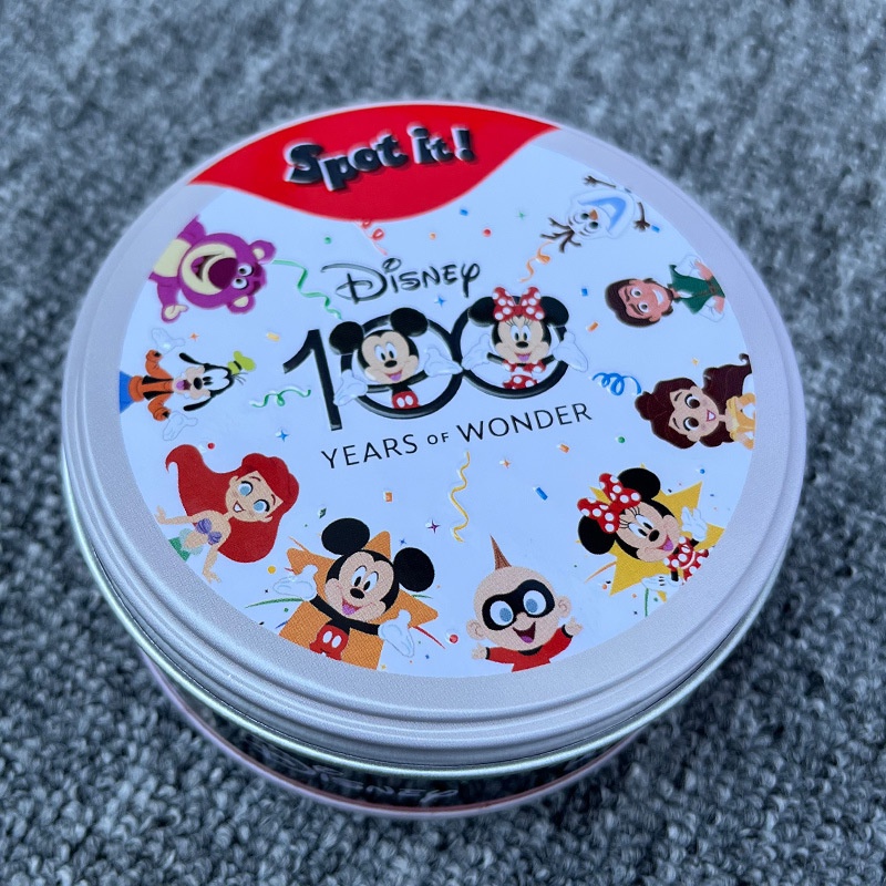 Spot It Dobble 100 Years Disney  Parent-child Interactive Board Game Party Gift