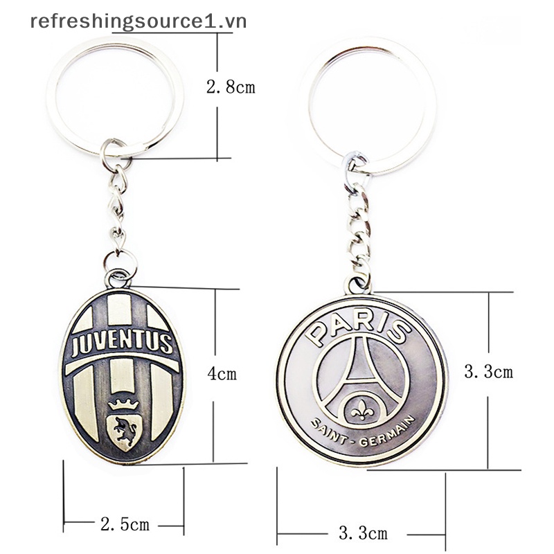 Móc Khóa Kim Loại Hình logo Câu Lạc Bộ Bóng Đá Châu Âu Cho Các Câu Lạc Bộ Bóng Đá