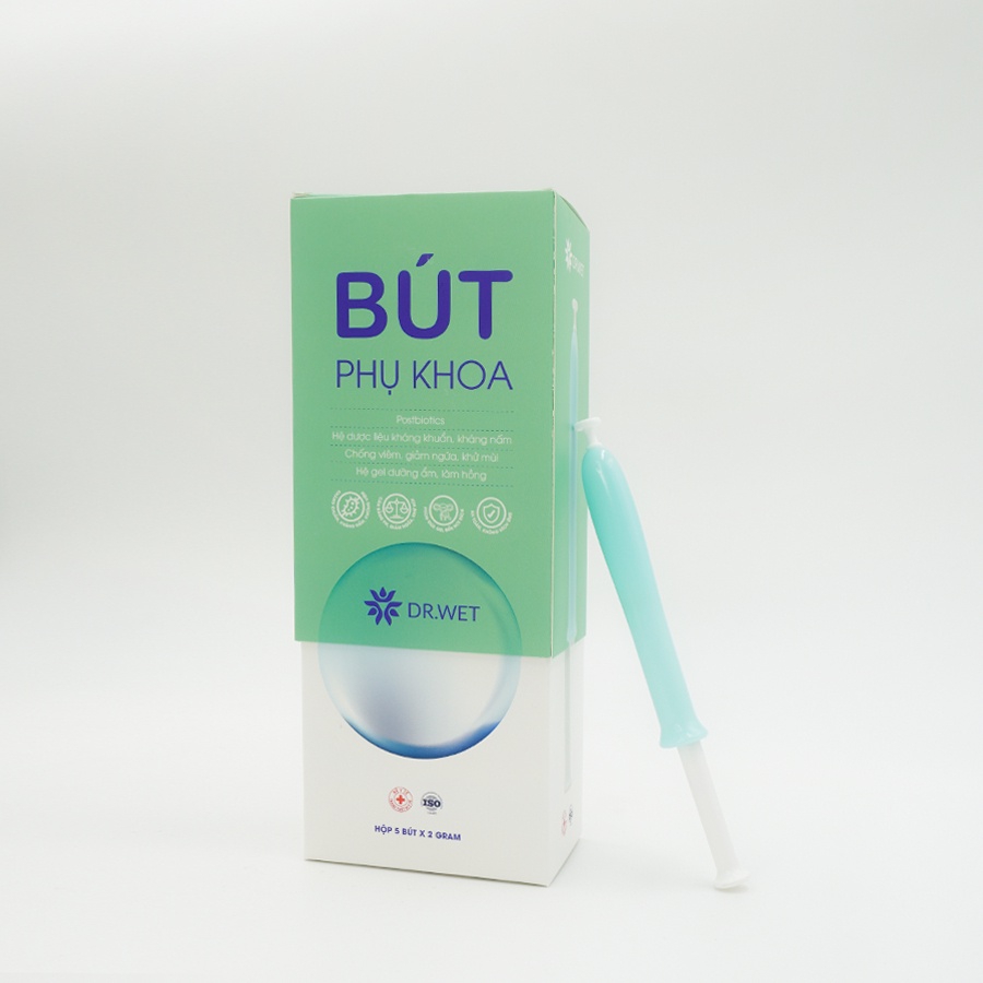 Bút Phụ Khoa DR.WET Giúp Cân Bằng Độ pH, Giảm Mùi Hôi, Làm Hồng, Ngừa Khuẩn Hộp 5 Bút Shop Uni Baby