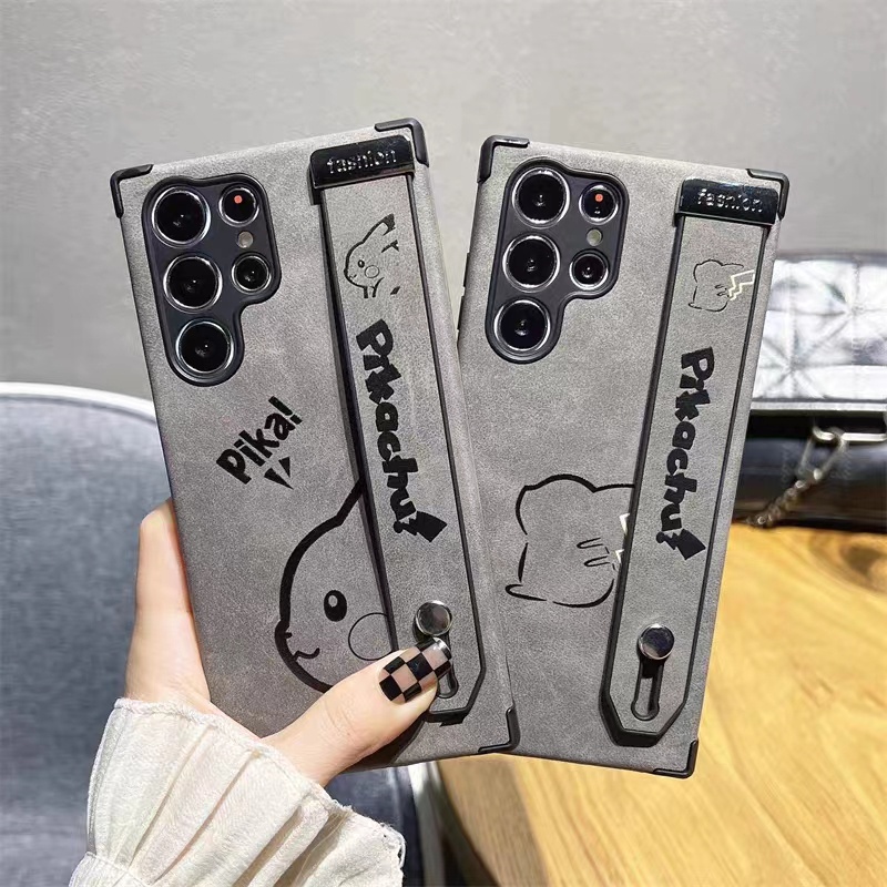 Ôp Điện Thoại Dẻo Hình pikachu Kèm Dây Đeo Cho samsung s23 samsung s23 + galaxy s23 s22 ultra s22 + s22 s21 ultra Ốp