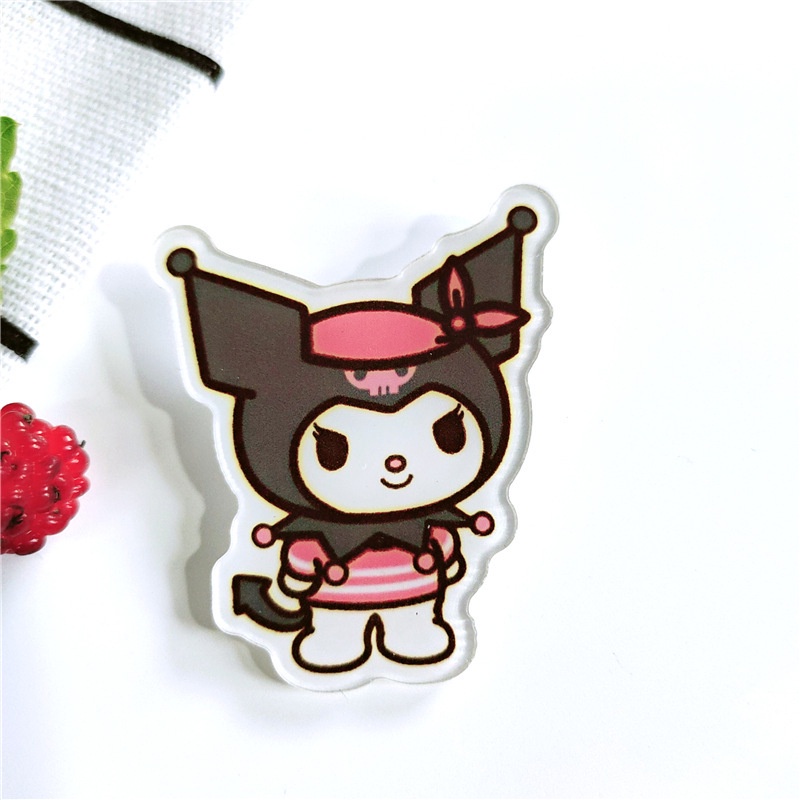 Trâm Cài Áo Bằng acrylic Hình anime kullomi Phiên Bản Hàn Quốc