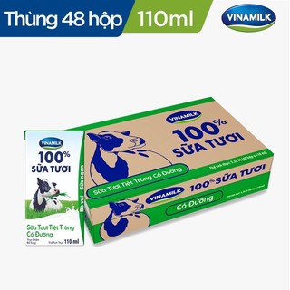 Lốc 4 hộp sữa vinamilk 110ml, 180ml