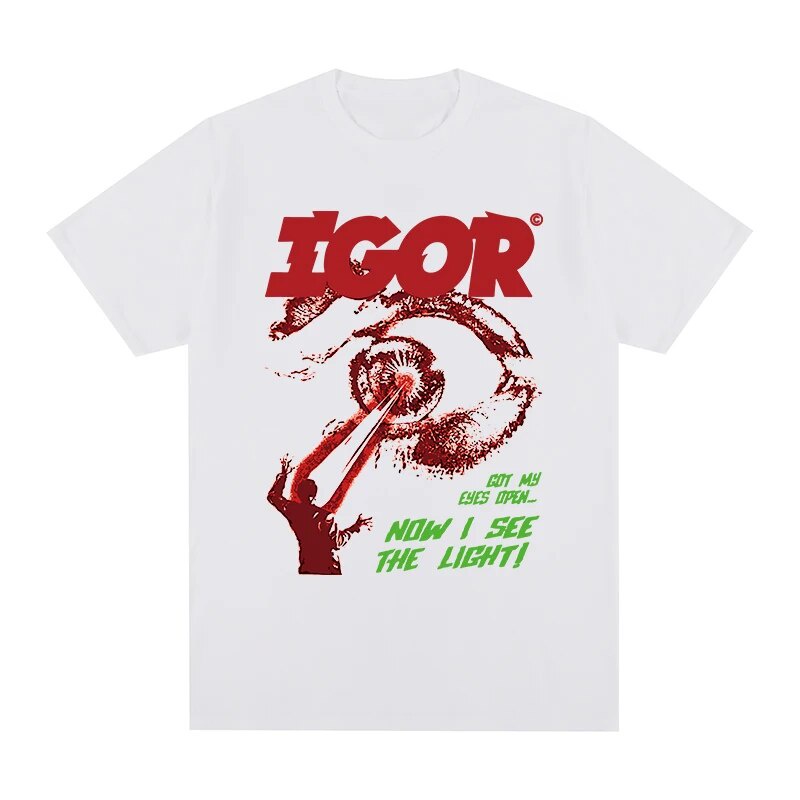 Golf Wang igor Tyler The Creator rapper hip hop âm nhạc Áo thun đen Cotton Nam Áo thun Mới TEE ÁO TH