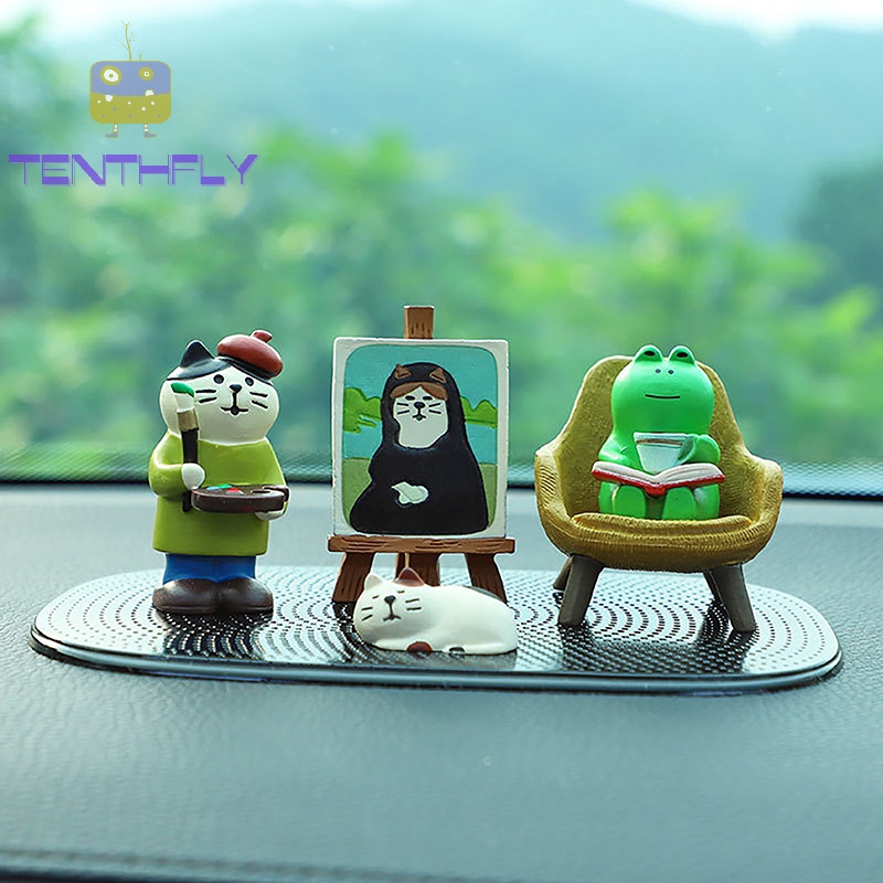 [Lều Trang Trí Nội Thất Xe Hơi / Nhà Cửa Hình Động Vật / Ếch / Mèo Dễ Thương [Mới]