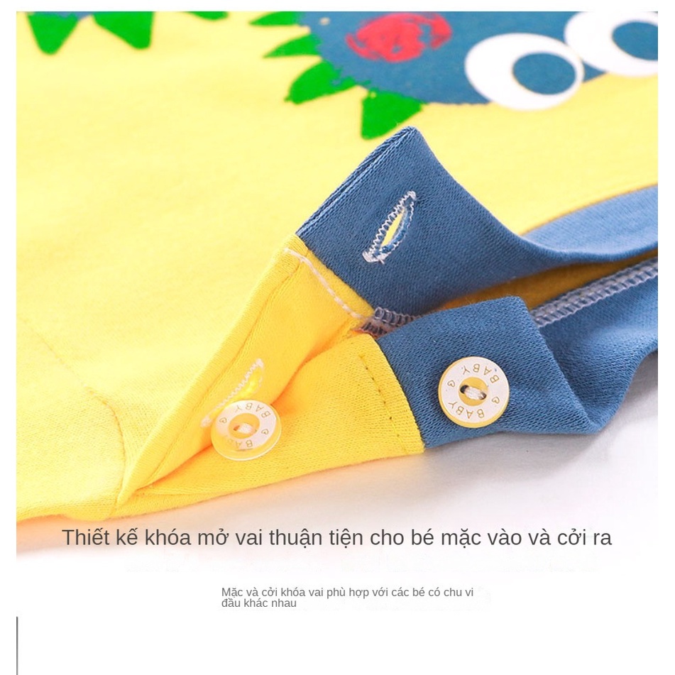 Bộ Đồ Ngủ Bằng cotton Họa Tiết Hoạt Hình Dễ Thương Cho Bé