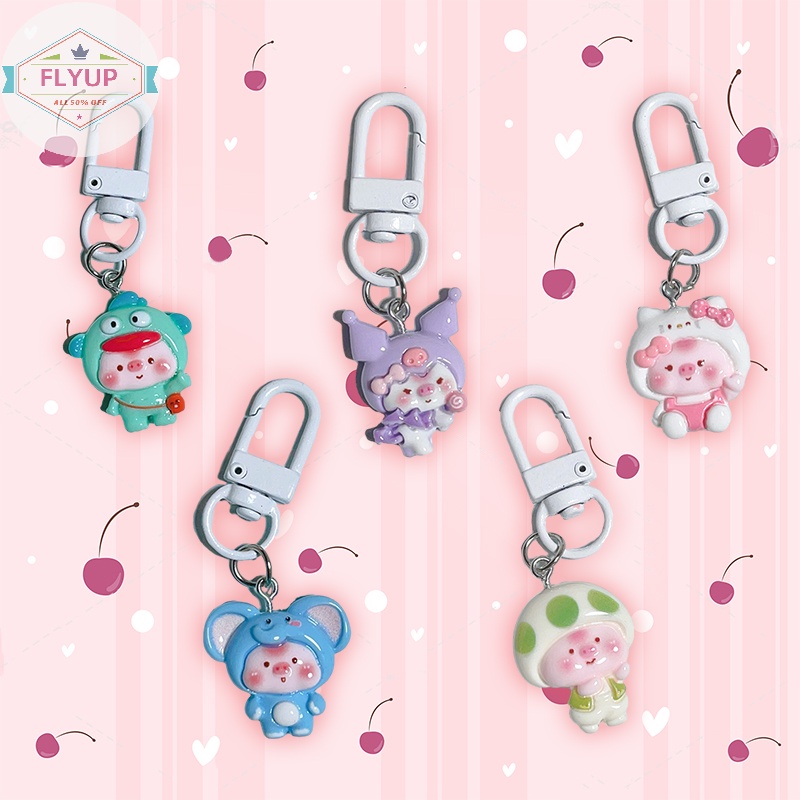 Flyup Móc Khóa Hình Búp Bê Hoạt Hình kuromi cinnamoroll melody Dễ Thương vn