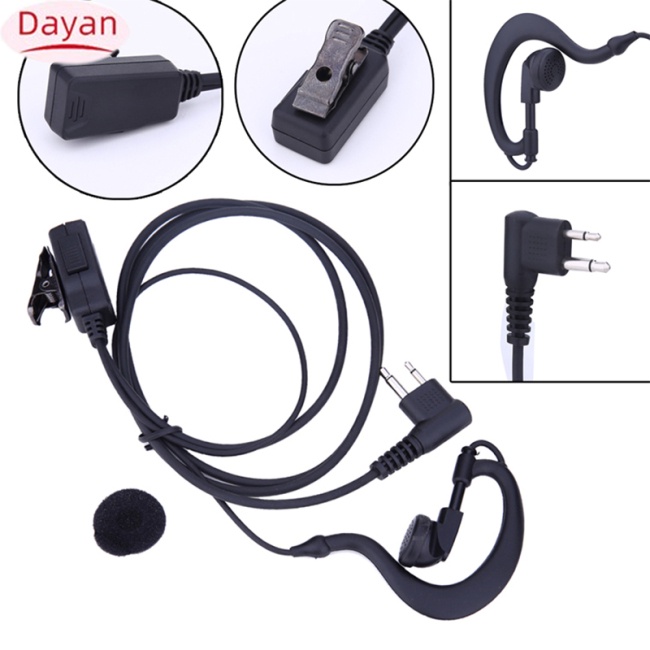 Tai Nghe Bộ Đàm 2 Chấu + mic Chuyên Dụng Cho motorola radios gp88 gp300 walkie