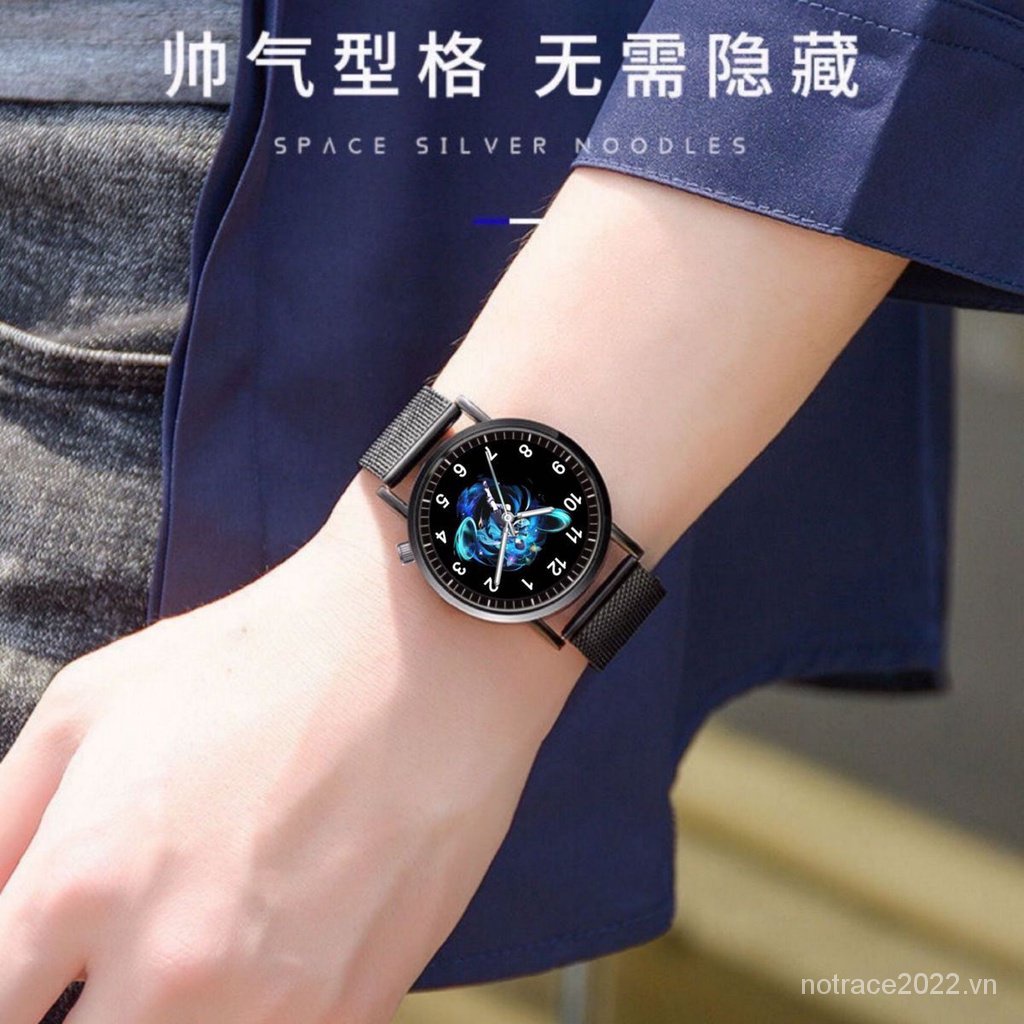 ★Genshin Impact★Nahida & scaramouche Đồng Hồ Thạch Anh Chống Nước Phát Quang Độc Đáo
