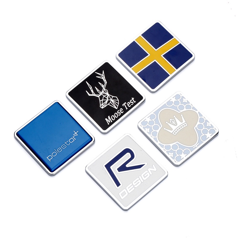Logo Kim Loại 4.8x4.6cm Gắn Mui Xe Hơi volvo r Thiết Kế Cá Tính