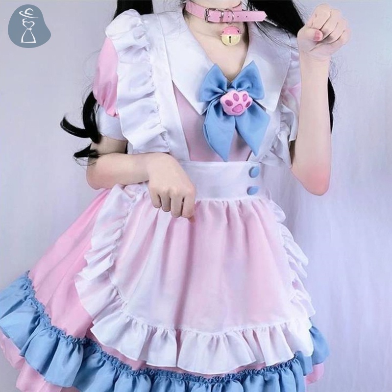 Bộ Đồ Hóa Trang Cô Hầu Gái Gợi Cảm plus size lolita