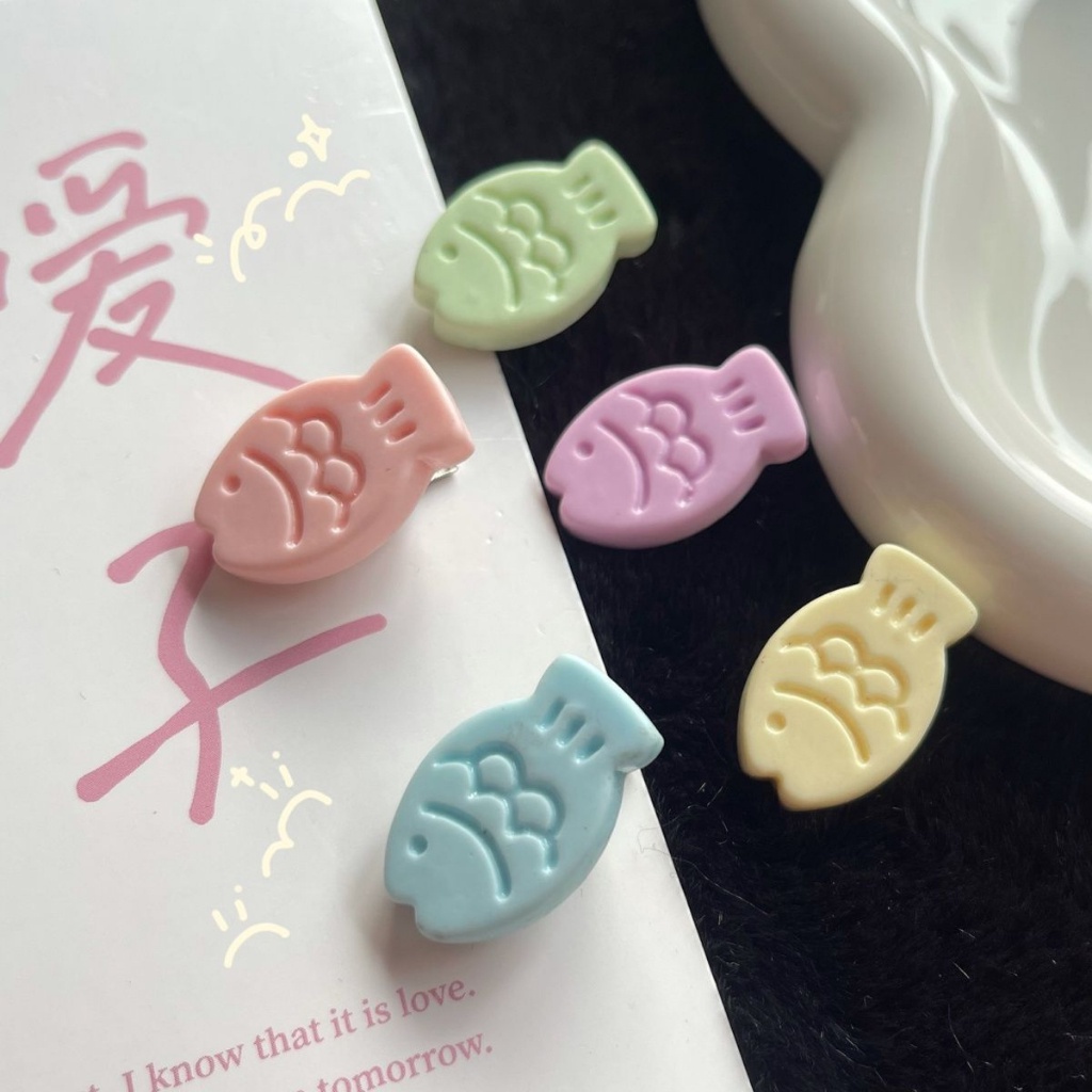 PVN61374 Kẹp Tóc Mỏ Vịt mini Hình Cá Hoạt Hình Dễ Thương Cho Nữ T2