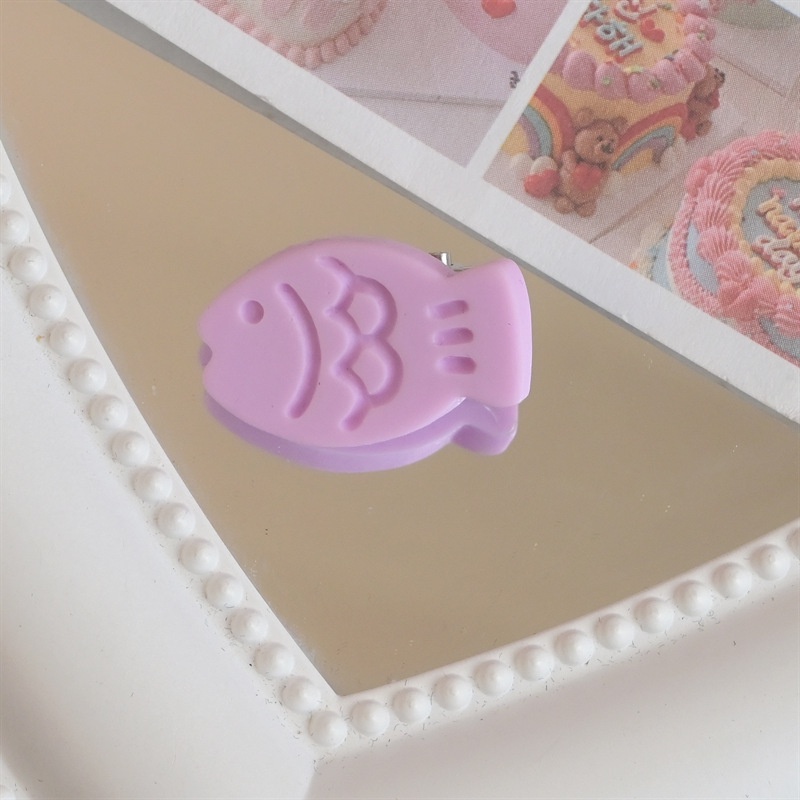 PVN61374 Kẹp Tóc Mỏ Vịt mini Hình Cá Hoạt Hình Dễ Thương Cho Nữ T2