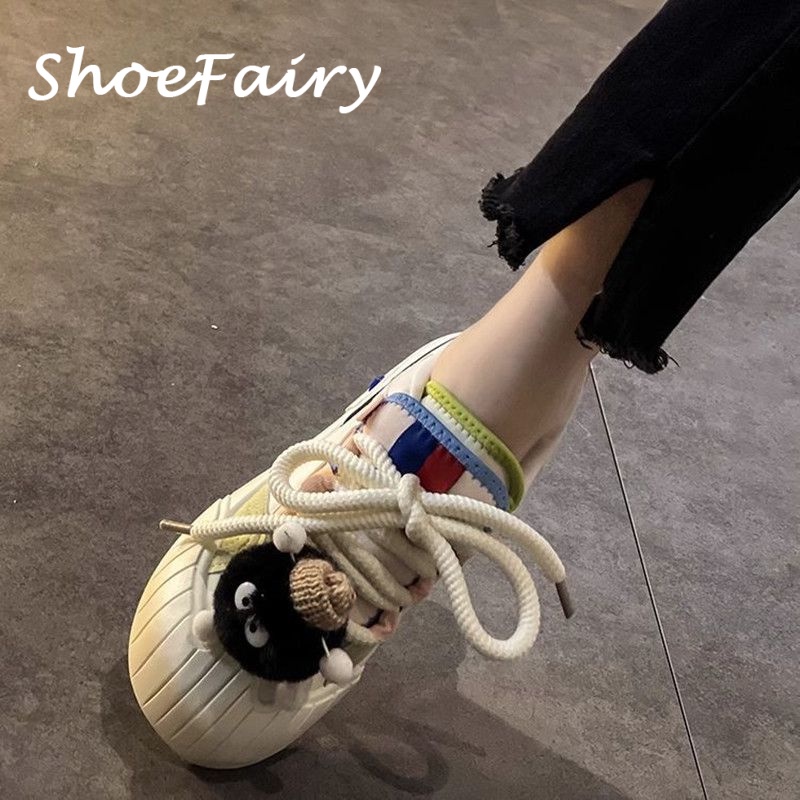 ShoeFairy giày thể thao nữ giày sneaker nữ Thoáng Khí 2023 hot trend Độn đế Đế chống trơn trượt Siêu nhẹ Hợp thời FYD23A0YD0 43Z231027